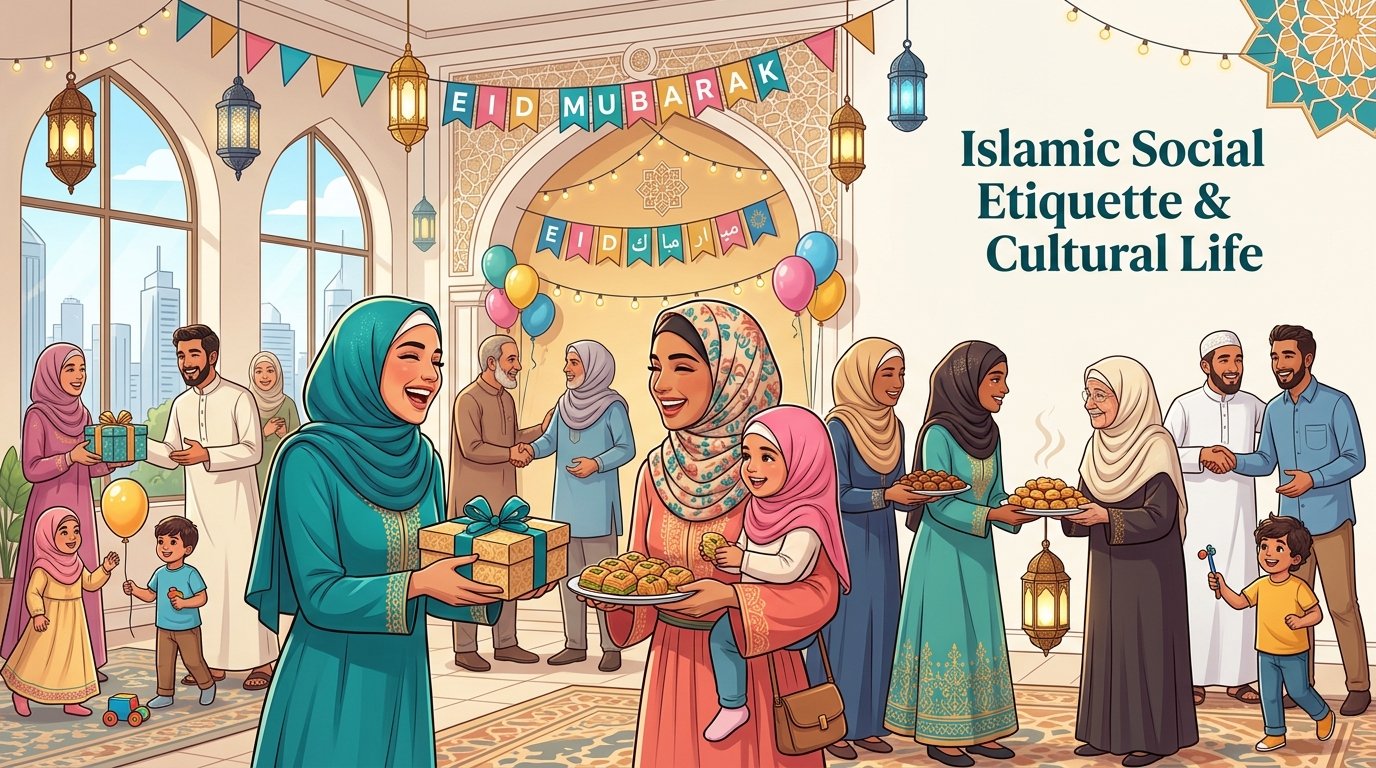Islamic Social Etiquette & Cultural Life الآداب الإسلامية والحياة الاجتماعية